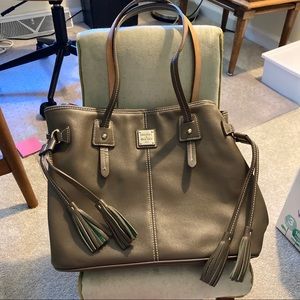 Dooney & Bourke Pebble Large Tassel Tote Shopper